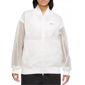 Nike Women's Sportswear Essentials Woven Varsity Bomber Jacket